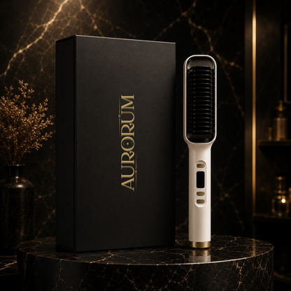 Aurorum™ Straight Brush (Heated Hair Straightening Brush)